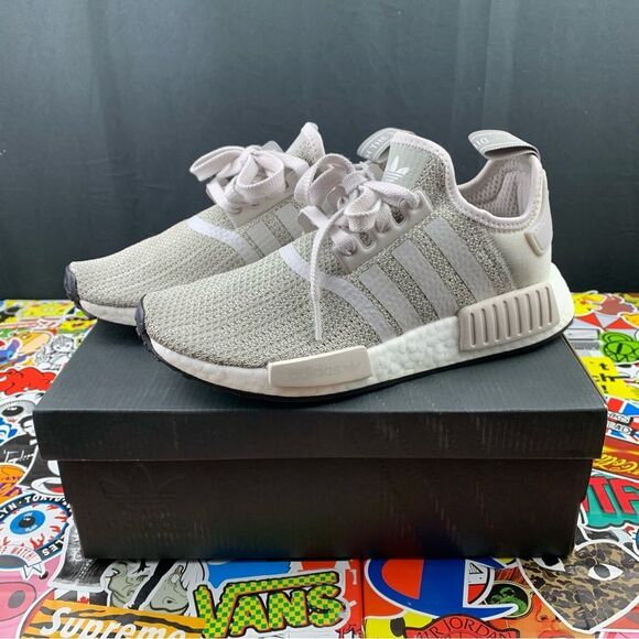Adidas NMD R1 Grey Green 5 Mens / 6.5 Womens - Picture 1 of 14